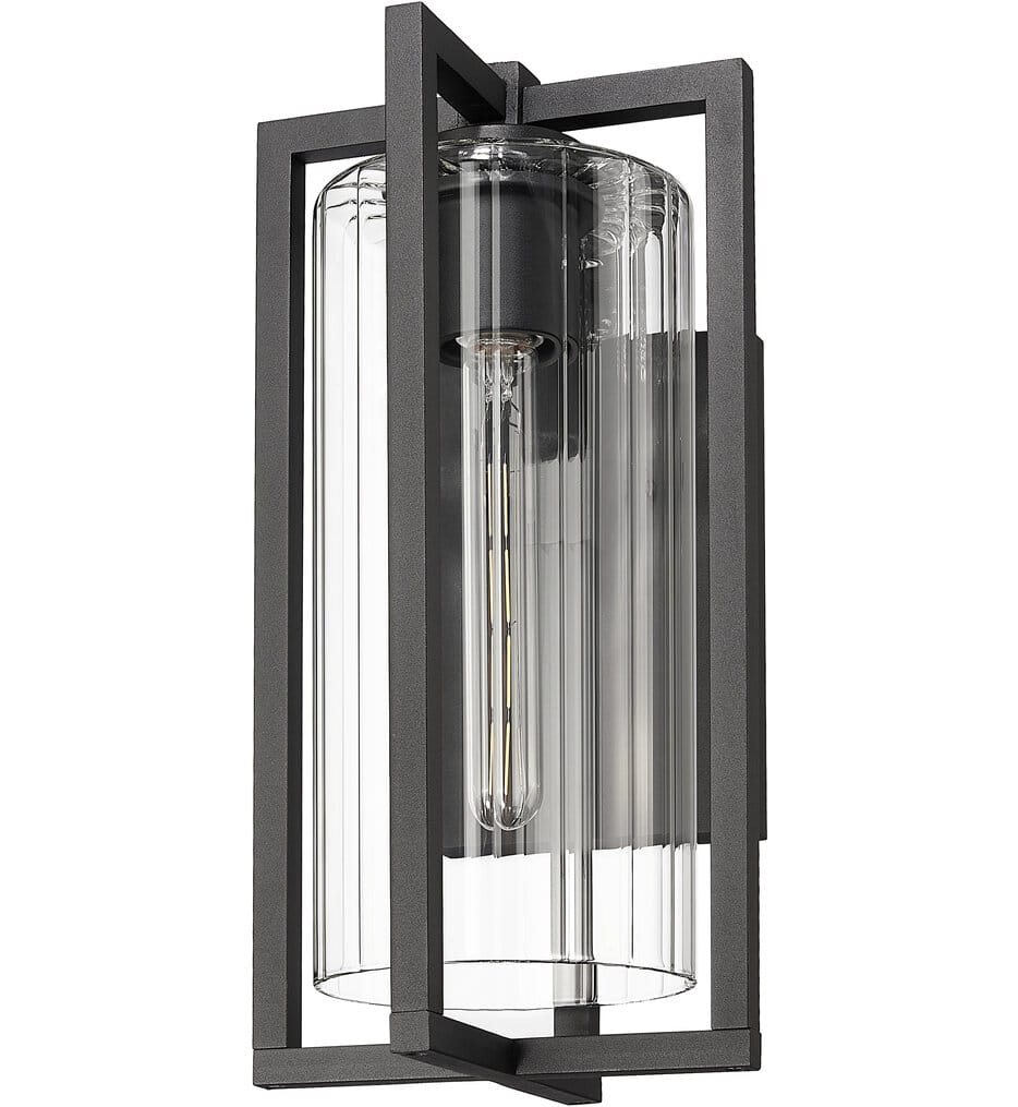 Z-Lite - 5013M-BK - Aura 16.5" Outdoor Wall Sconce