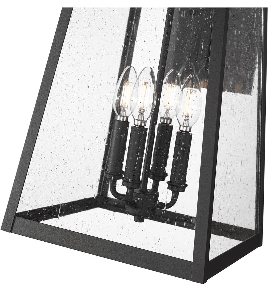 Z-Lite - 5015B-BK - Rainer 23" Outdoor Wall Sconce