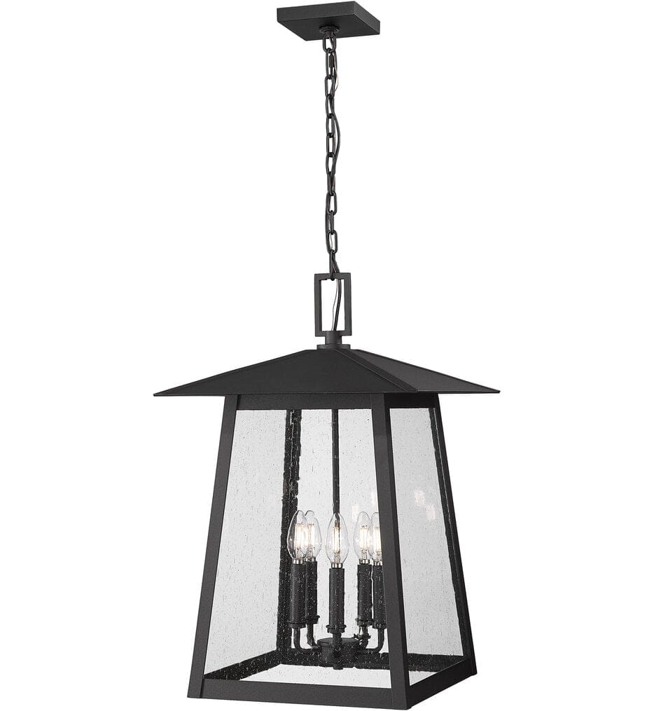 Z-Lite - 5015CHXL-BK - Rainer 15.5" Outdoor Pendant
