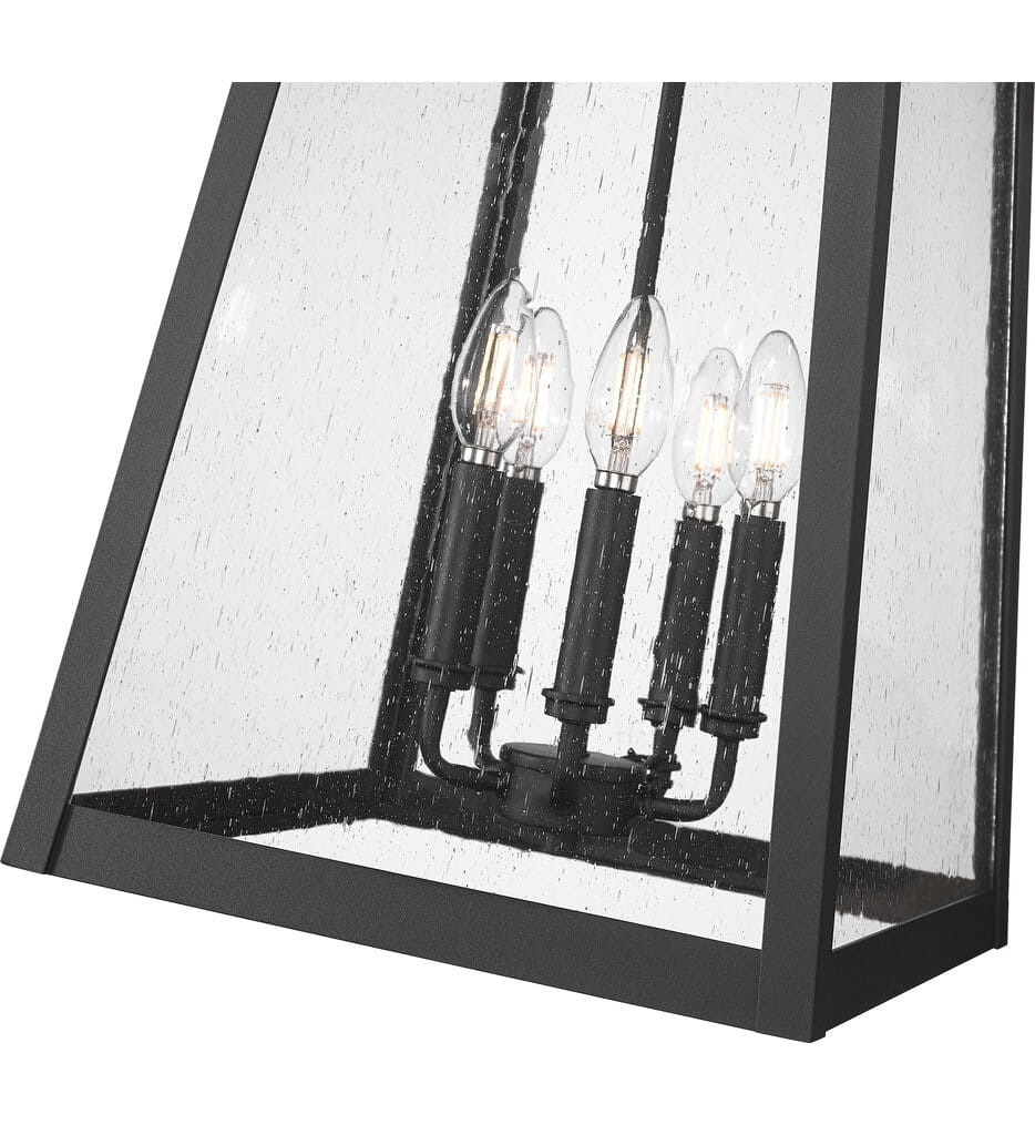 Z-Lite - 5015CHXL-BK - Rainer 15.5" Outdoor Pendant