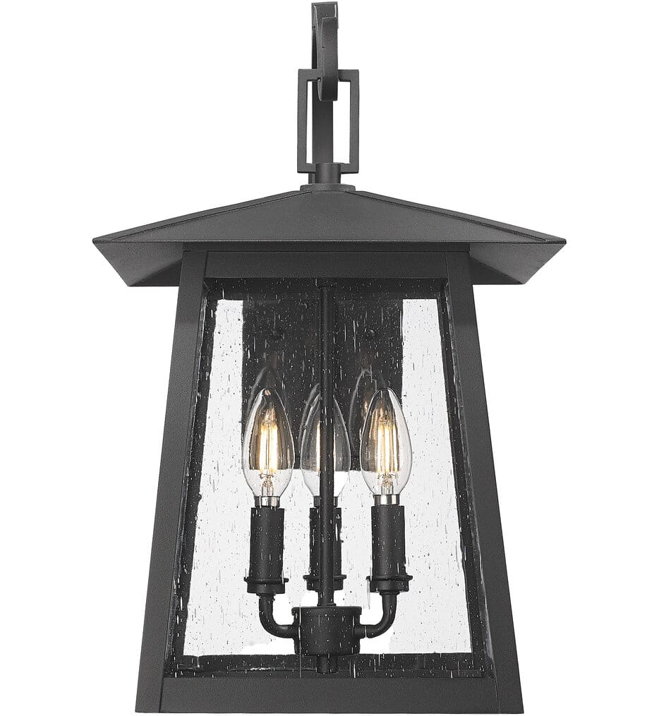 Z-Lite - 5015M-BK - Rainer 19" Outdoor Wall Sconce