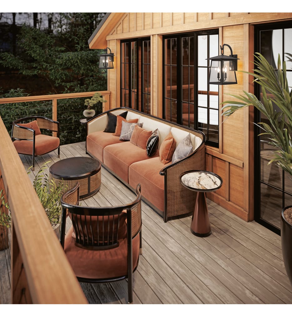 Z-Lite - 5015M-BK - Rainer 19" Outdoor Wall Sconce