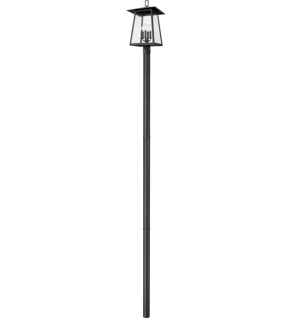 Z-Lite - 5015PHBR-5009P120-BK - Rainer 142.25" Outdoor Post Light