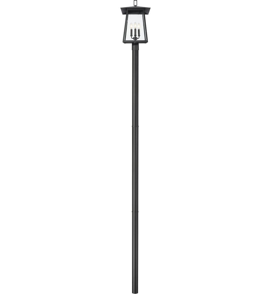 Z-Lite - 5015PHBR-5009P120-BK - Rainer 142.25" Outdoor Post Light