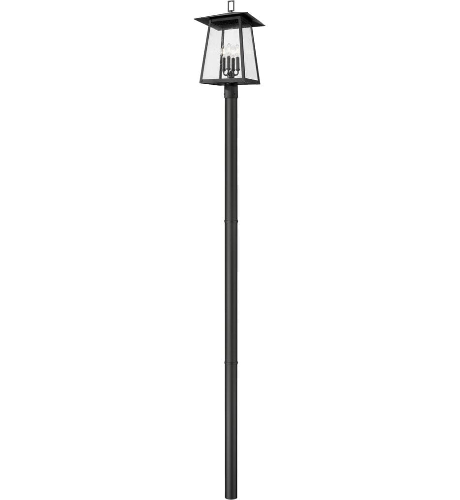 Z-Lite - 5015PHBR-5009P96-BK - Rainer 118.25" Outdoor Post Light