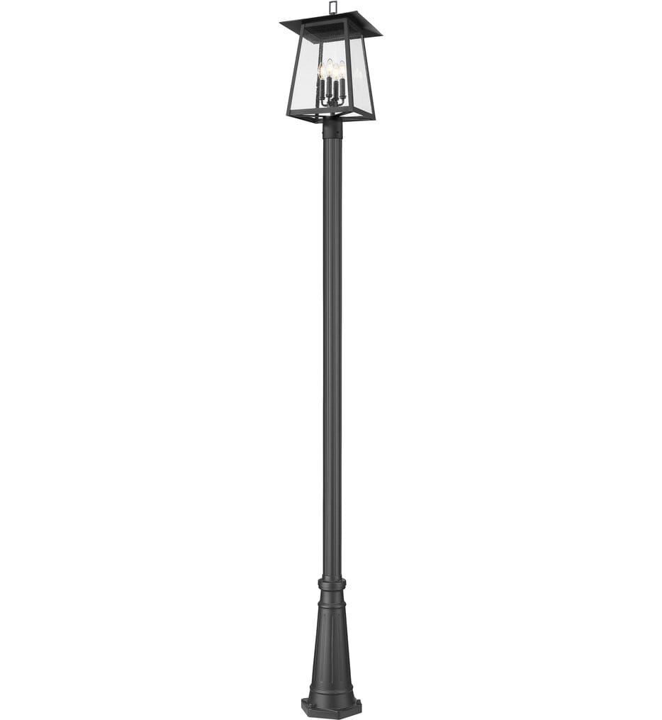 Z-Lite - 5015PHBR-519P-BK - Rainer 118.25" Outdoor Post Light