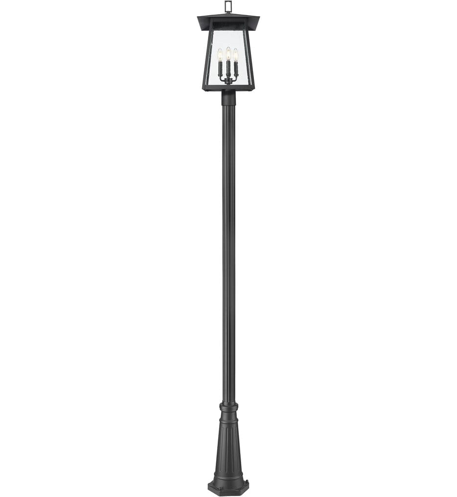 Z-Lite - 5015PHBR-519P-BK - Rainer 118.25" Outdoor Post Light