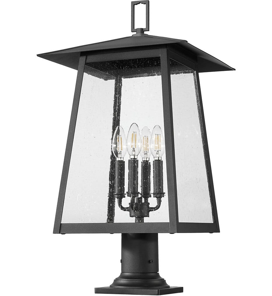 Z-Lite - 5015PHBR-533PM-BK - Rainer 26.25" Outdoor Pier Mount