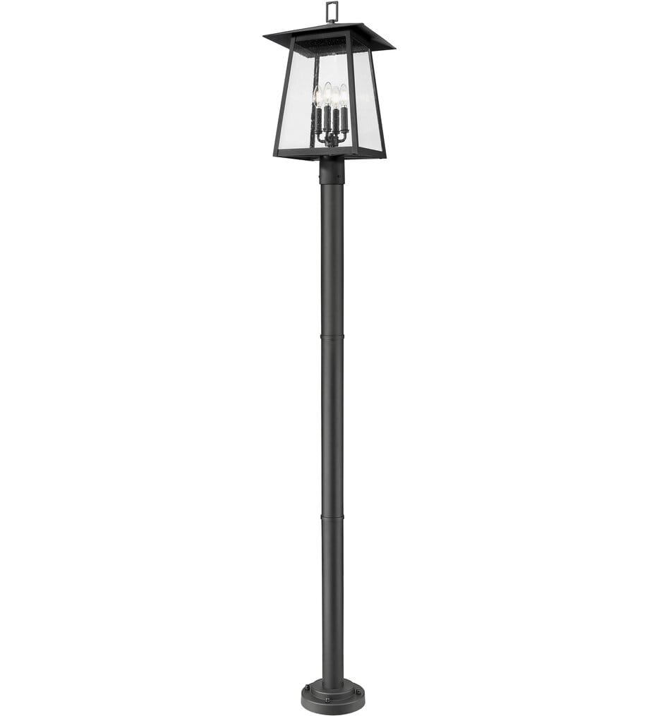 Z-Lite - 5015PHBR-567P-BK - Rainer 98" Outdoor Post Light