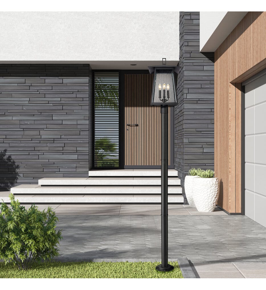 Z-Lite - 5015PHBR-567P-BK - Rainer 98" Outdoor Post Light