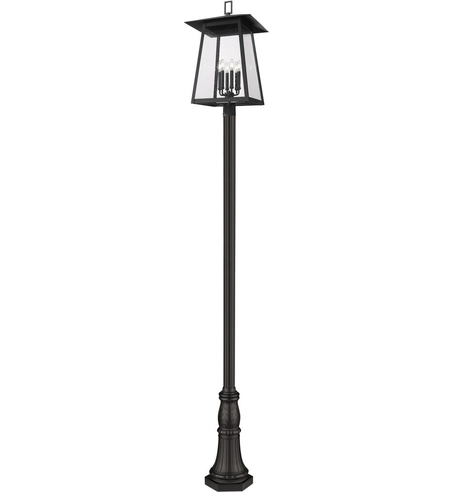 Z-Lite - 5015PHXXLR-518P-BK - Rainer 125.5" Outdoor Post Light