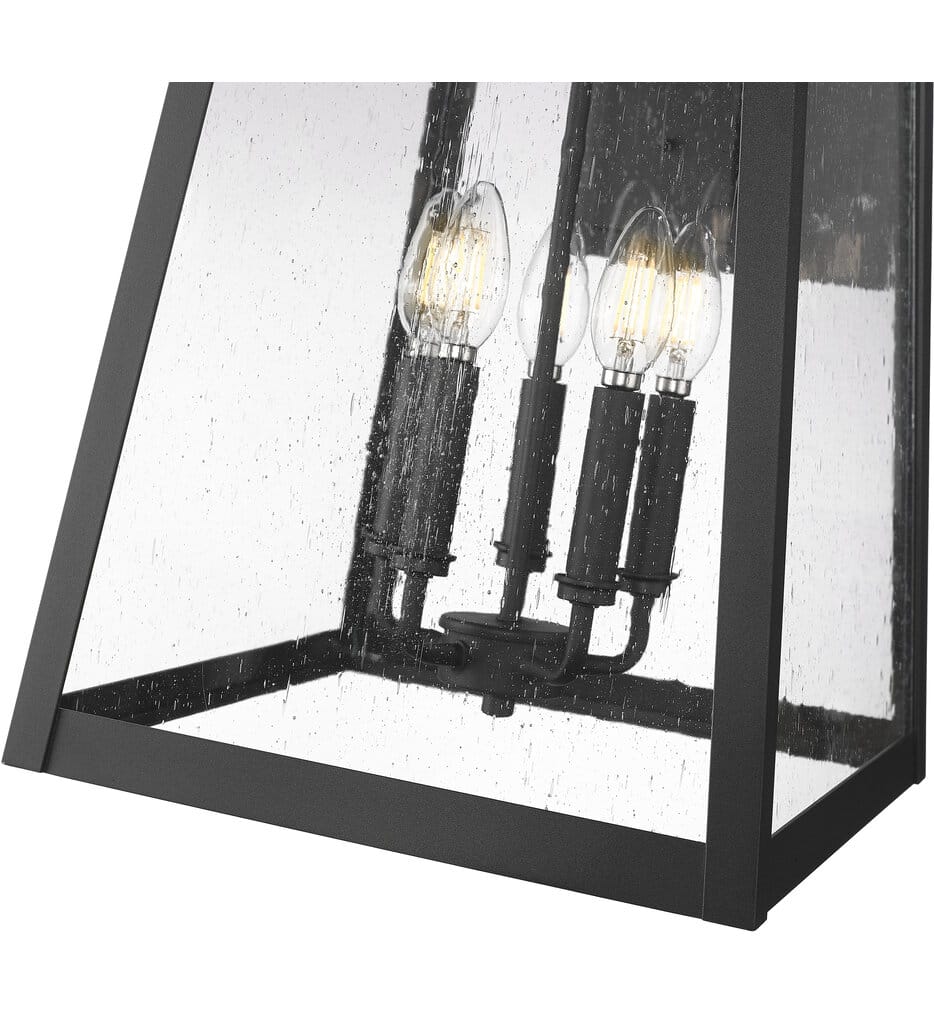 Z-Lite - 5015XL-BK - Rainer 27" Outdoor Wall Sconce