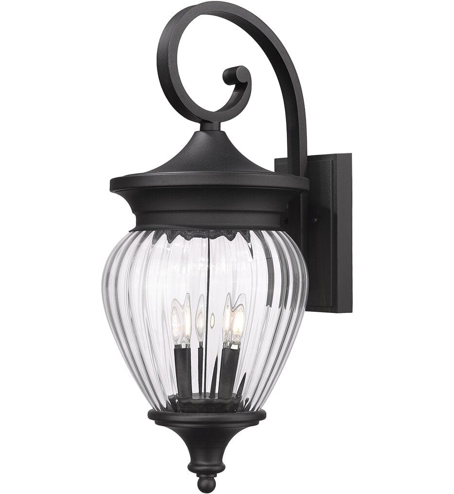 Z-Lite - 5016B-BK - Davina 28" Outdoor Wall Sconce