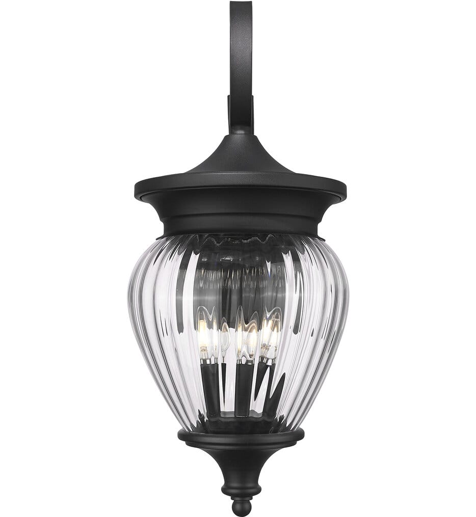 Z-Lite - 5016B-BK - Davina 28" Outdoor Wall Sconce