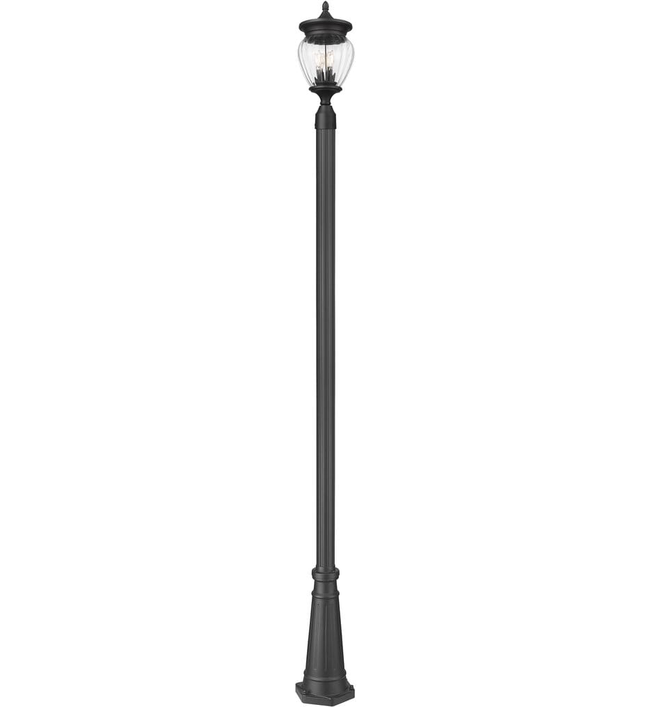 Z-Lite - 5016PHMR-519P-BK - Davina 114.25" Outdoor Post Light