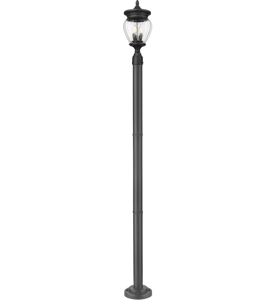 Z-Lite - 5016PHMR-567P-BK - Davina 94" Outdoor Post Light