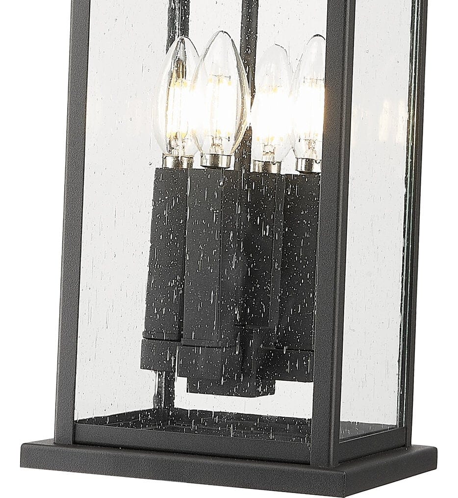 Z-Lite - 5017CHB-BK - Tiberius 9" Outdoor Ceiling Light