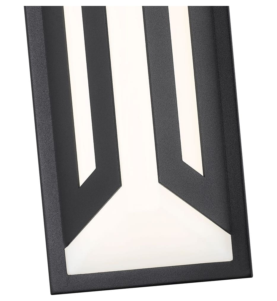 Z-Lite - 5028S-BK-LED - Banff 12-inch Outdoor Wall Sconce