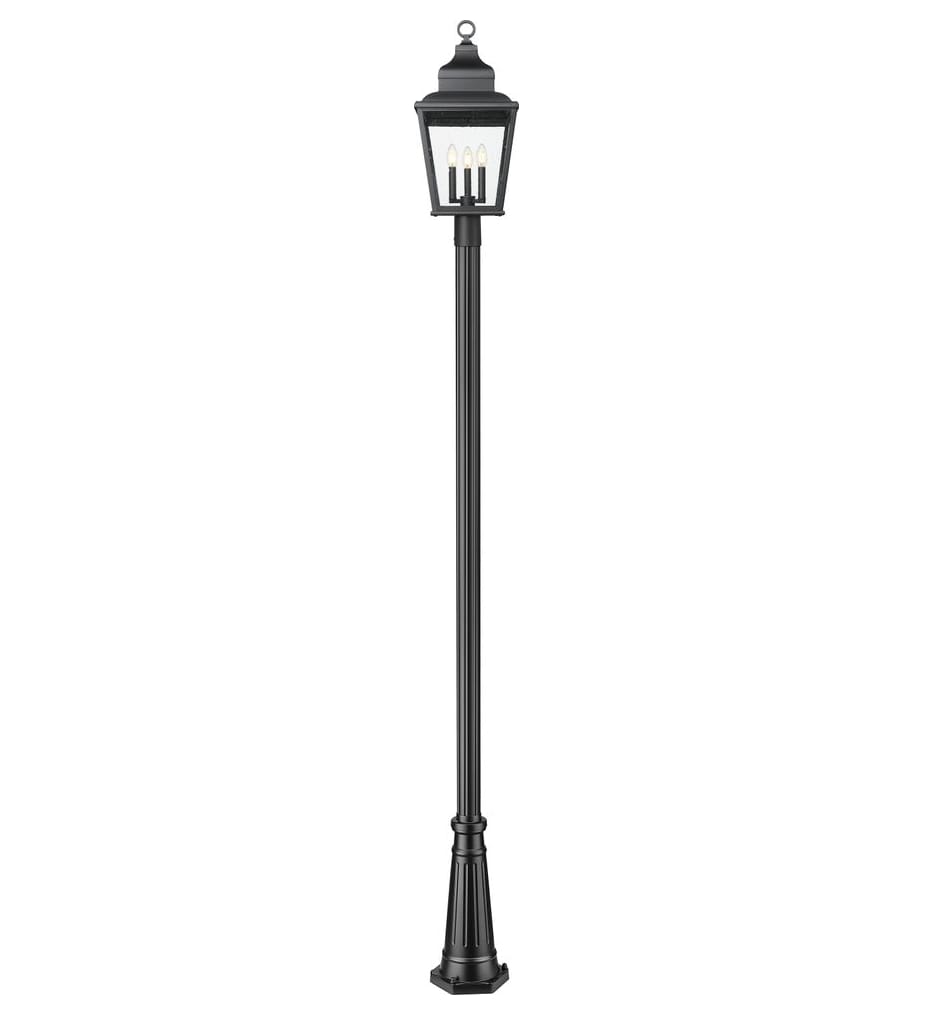 Z-Lite - 5029PHBR-5011P-BK - Raphael 122-inch Outdoor Post Mounted Light