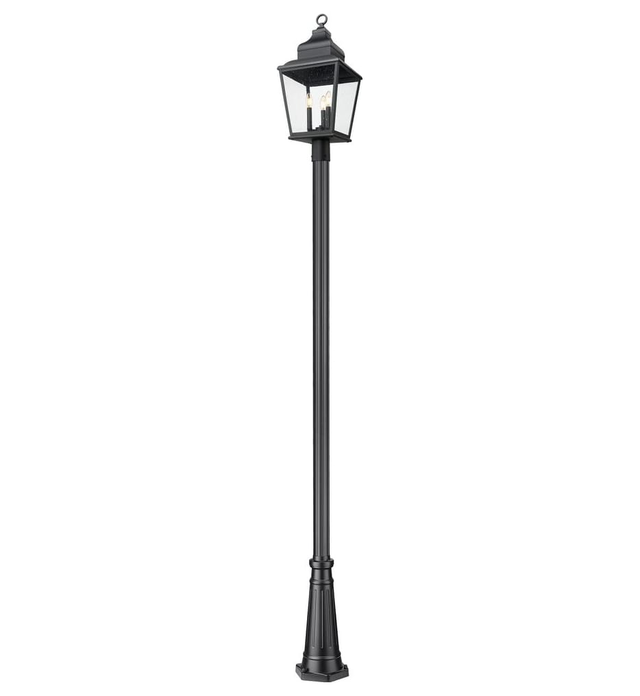 Z-Lite - 5029PHBR-5011P-BK - Raphael 122-inch Outdoor Post Mounted Light