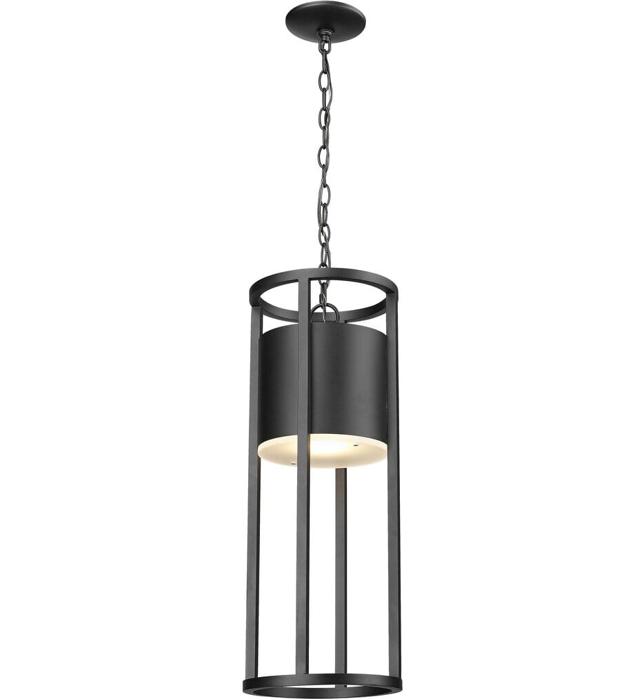 Z-Lite - 517CHB-BK-LED - Luca 9.25" Outdoor Pendant