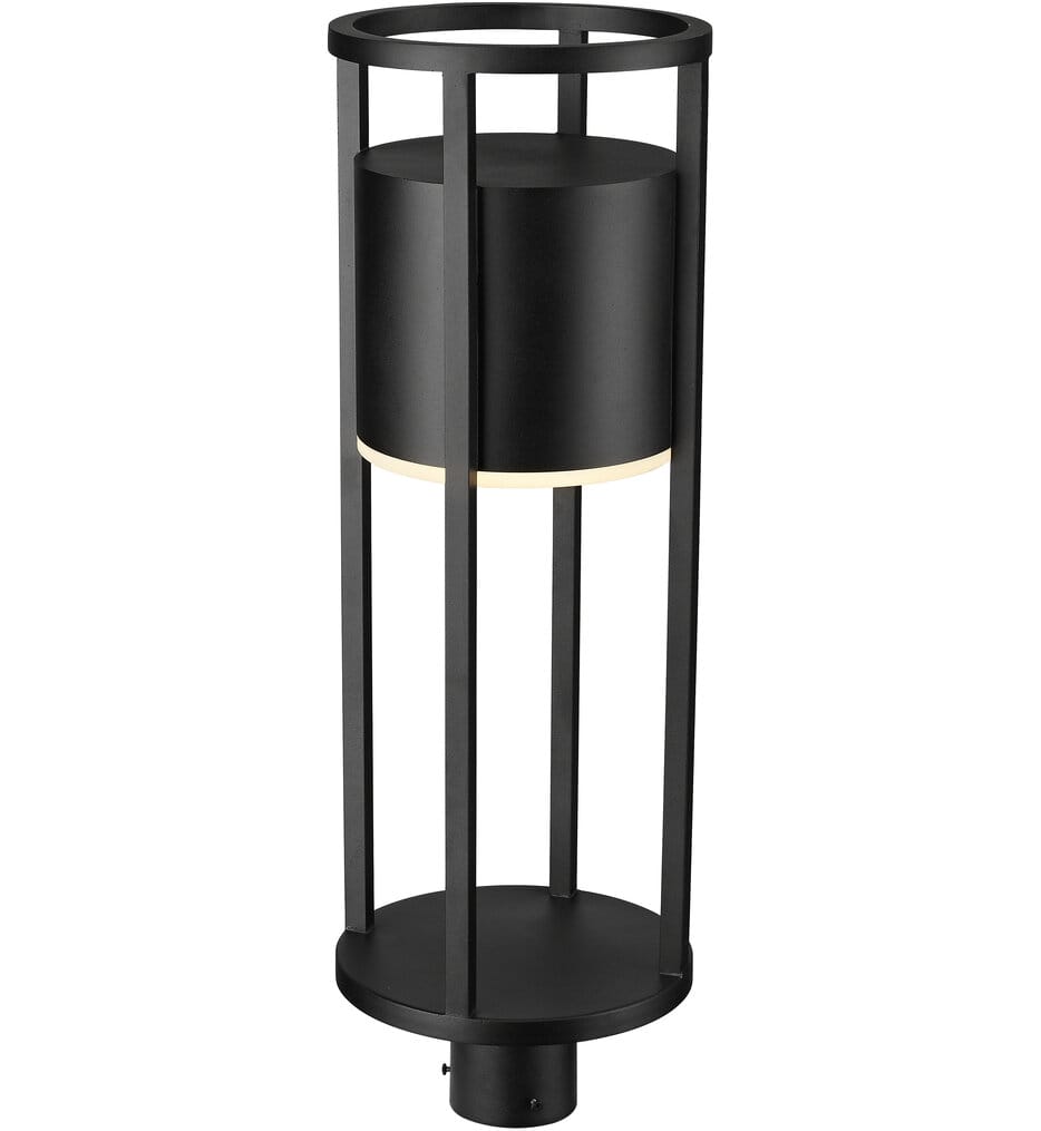 Z-Lite - 517PHB-BK-LED - Luca 27.75" Post Mount