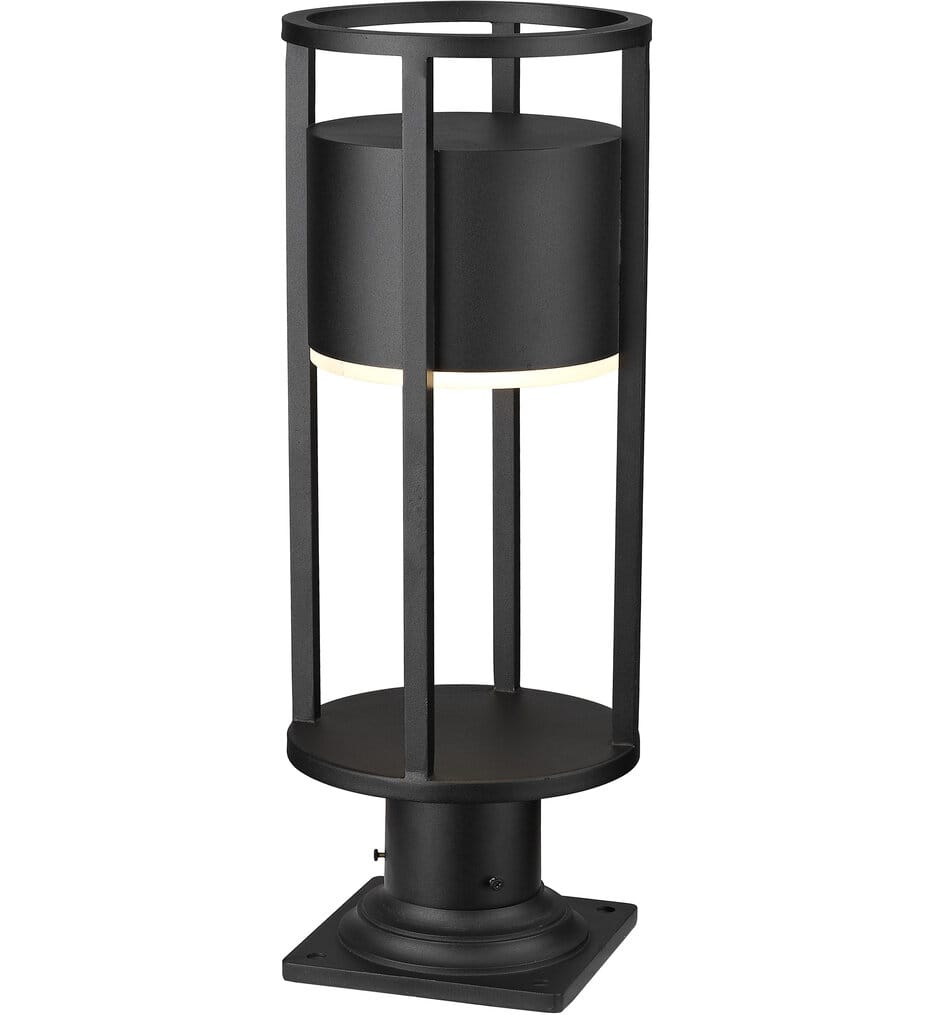 Z-Lite - 517PHM-533PM-BK-LED - Luca 23.75" Pier Mount