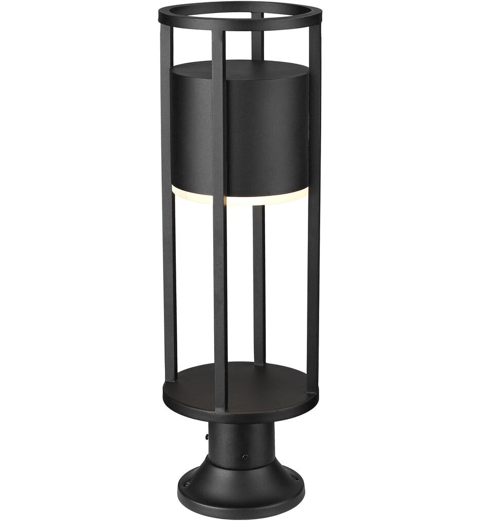 Z-Lite - 517PHM-553PM-BK-LED - Luca 23.75" Pier Mount
