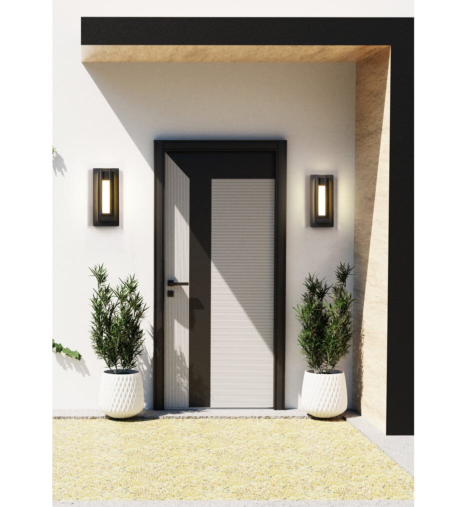 Z-Lite - 520S-BK-LED - Keaton 12.5" Outdoor Wall Sconce
