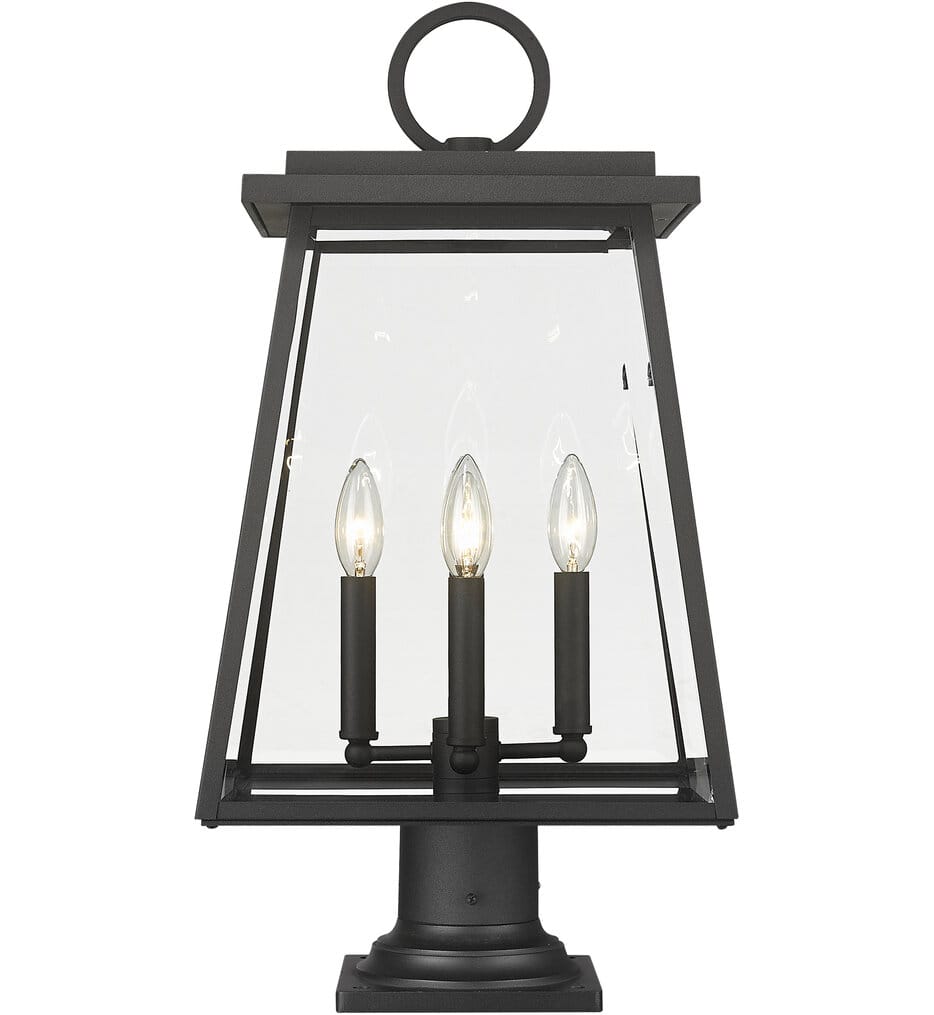 Z-Lite - 521PHBR-533PM-BK - Broughton 24.5" Pier Mount