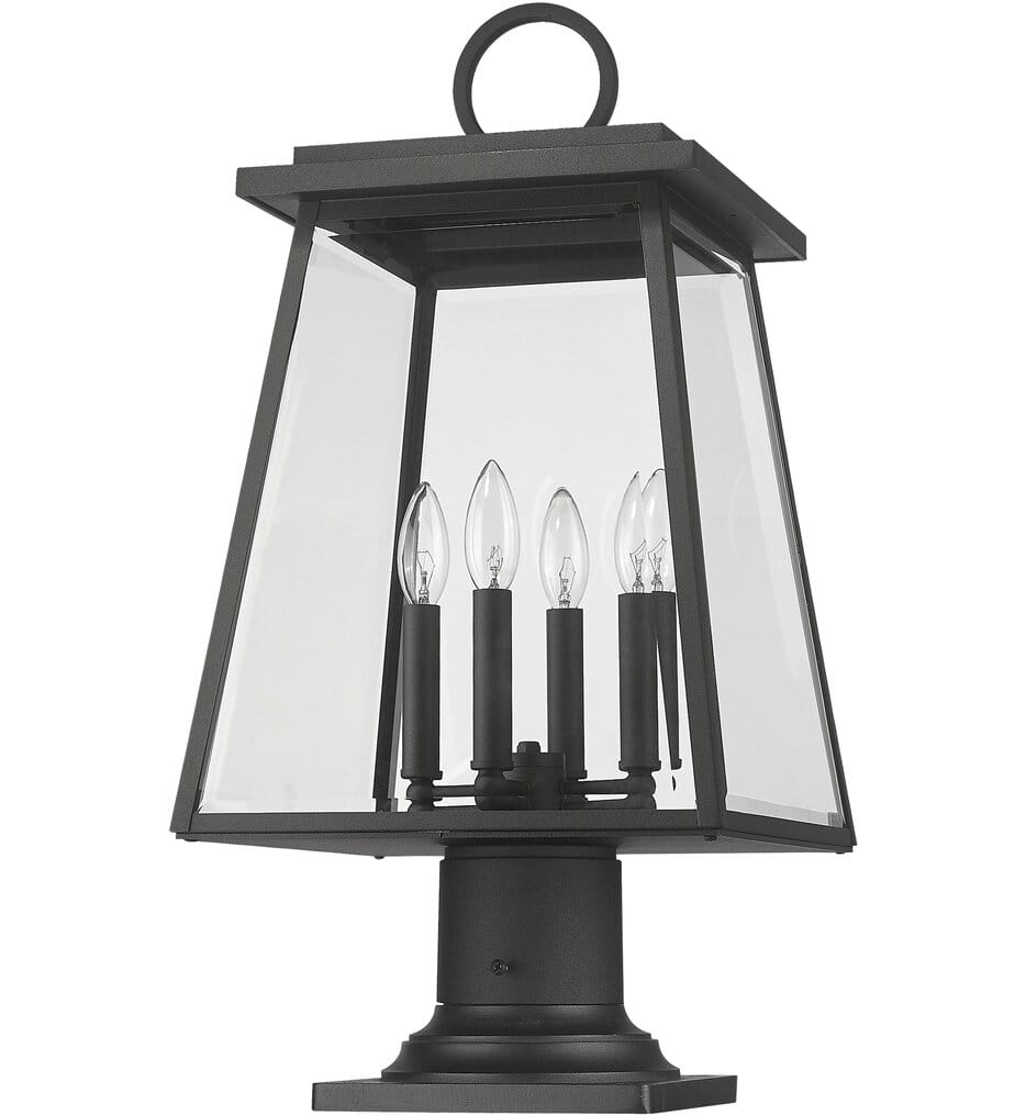 Z-Lite - 521PHBR-533PM-BK - Broughton 24.5" Pier Mount