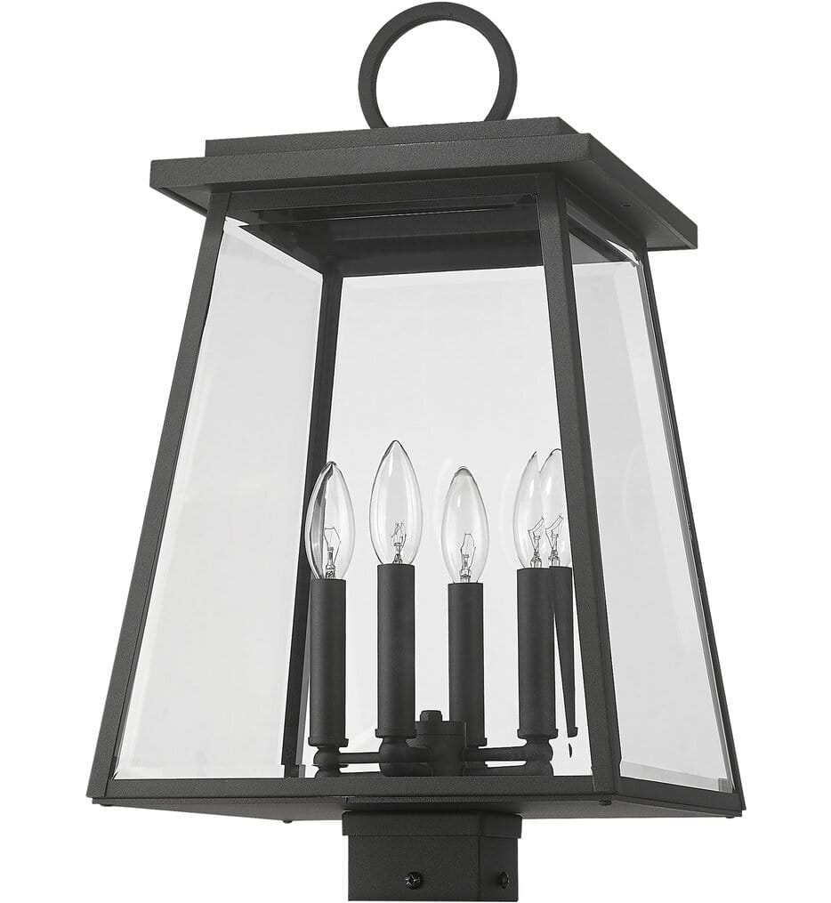 Z-Lite - 521PHBS-BK - Broughton 21.75" Post Mount