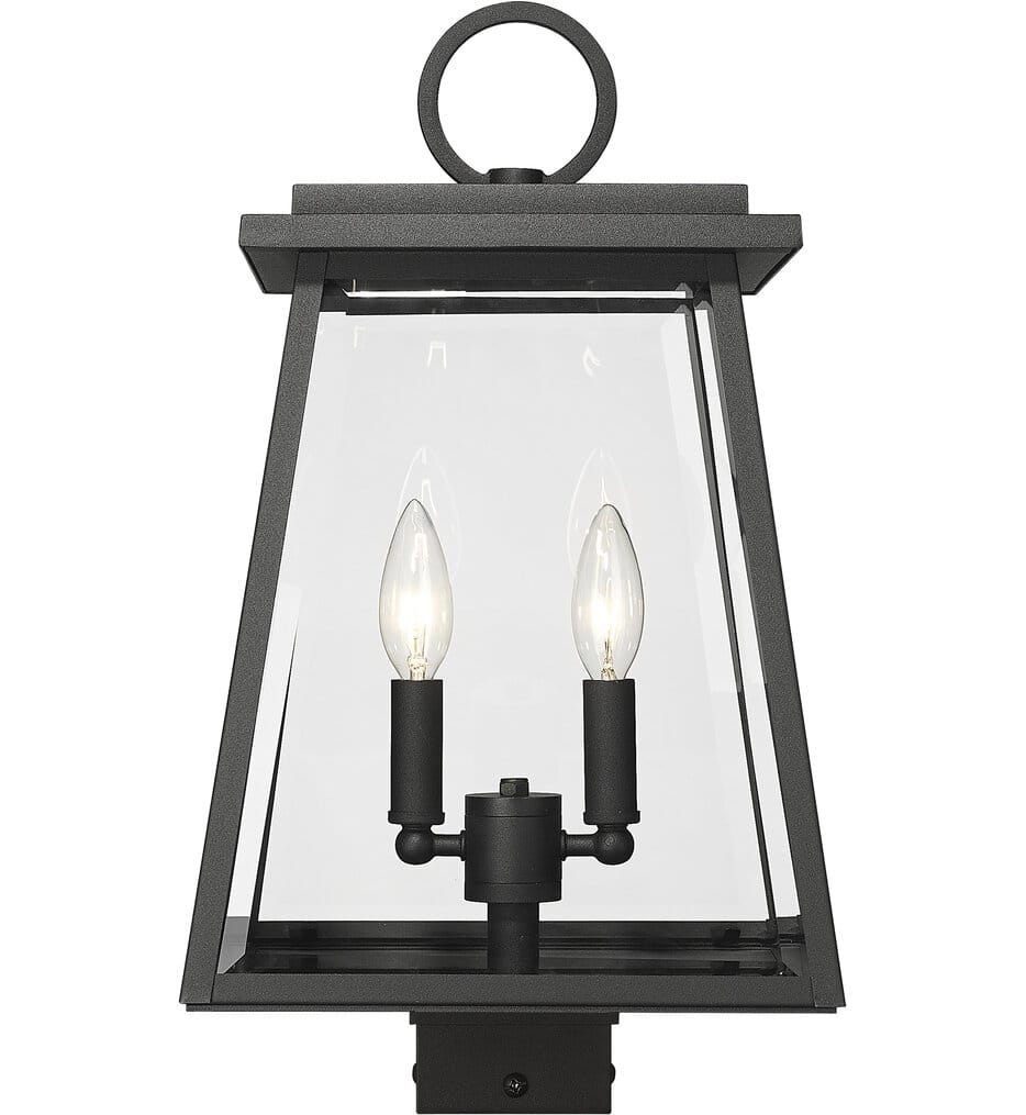 Z-Lite - 521PHMS-BK - Broughton 18.5" Post Mount