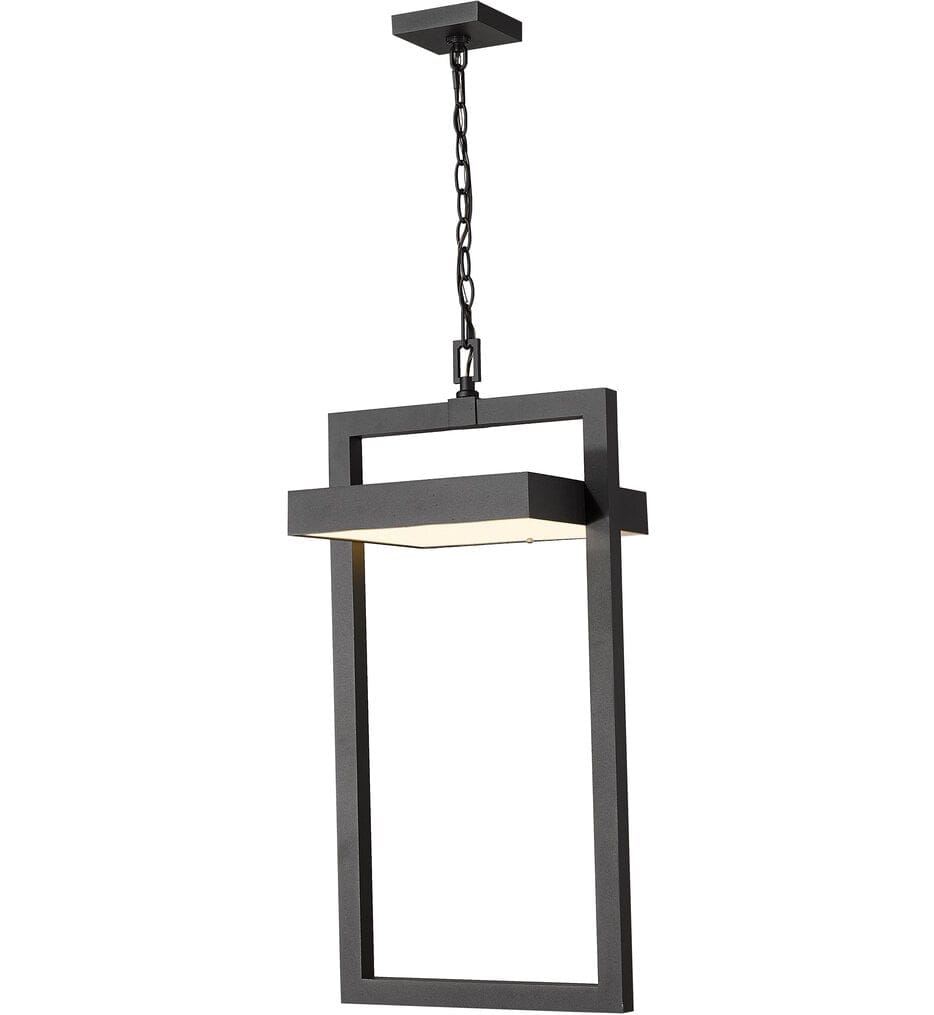 Z-Lite - 566CHXL-BK-LED - Luttrel 14.25" Outdoor Pendant