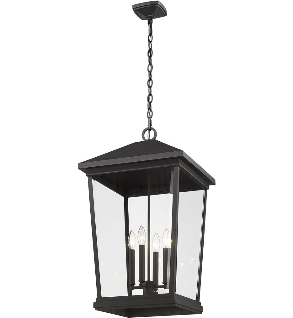 Z-Lite - 568CHXXL-BK - Beacon 16" Outdoor Pendant