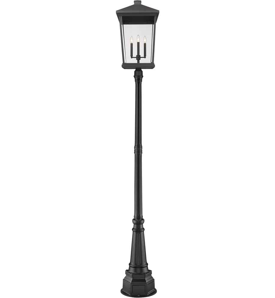 Z-Lite - 568PHXXLR-564P-BK - Beacon 113.25" Outdoor Post Light