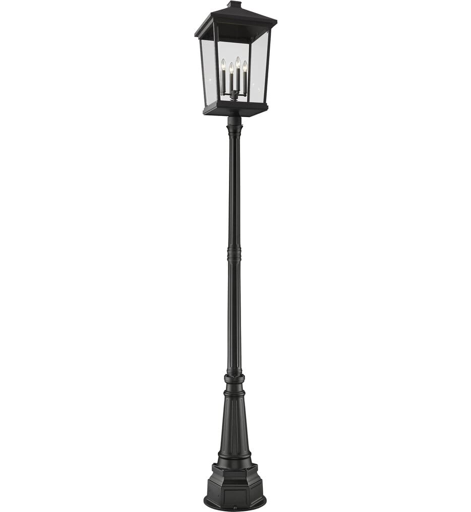 Z-Lite - 568PHXXLR-564P-BK - Beacon 113.25" Outdoor Post Light