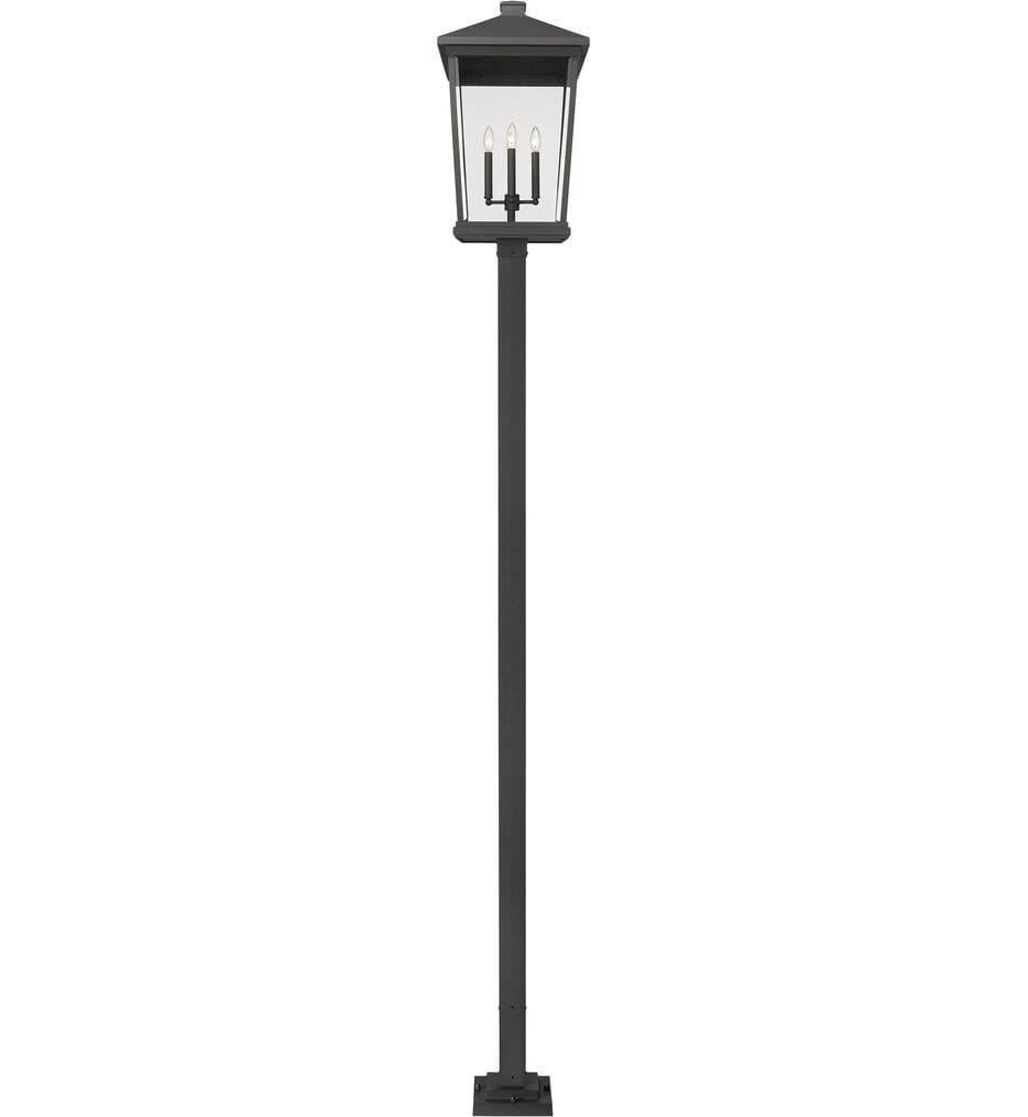 Z-Lite - 568PHXXLS-536P-BK - Beacon 124.5" Outdoor Post Light