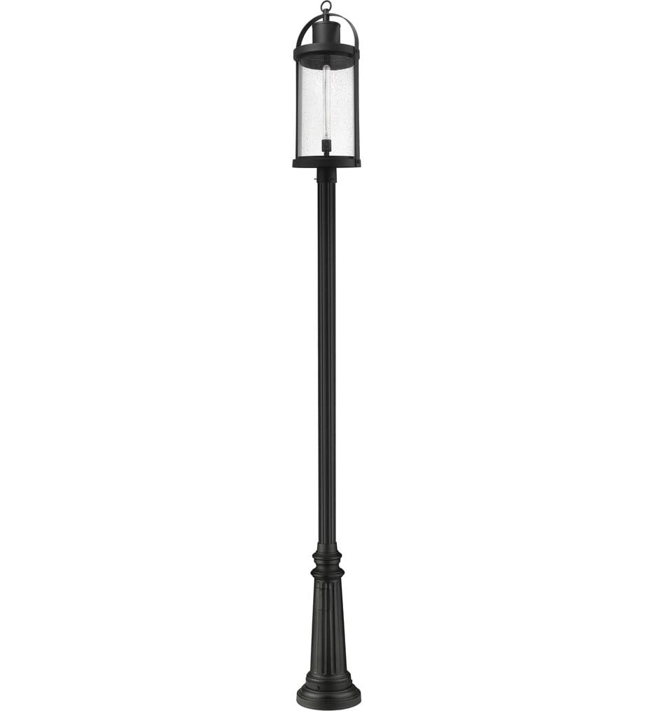 Z-Lite - 569PHXL-511P-BK - Roundhouse 125.75" Outdoor Post Light