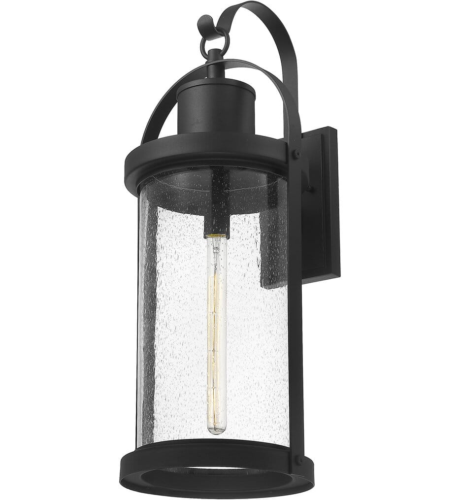 Z-Lite - 569XL-BK - Roundhouse 31.75" Outdoor Wall Sconce