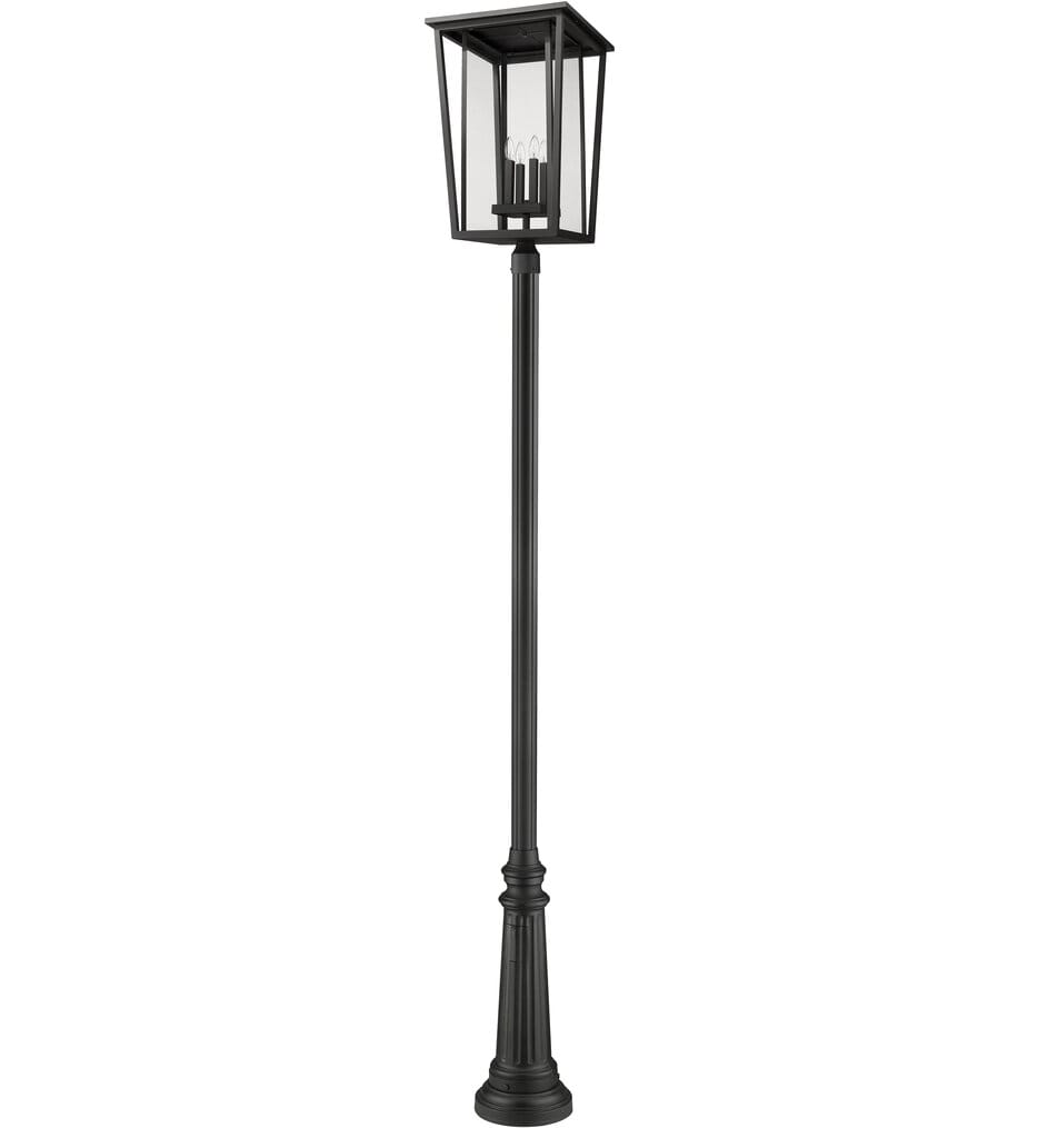 Z-Lite - 571PHXXLR-511P-BK - Seoul 125.5" Outdoor Post Light