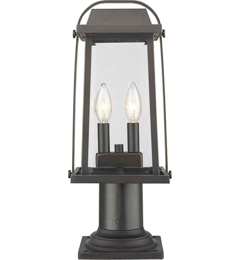 Z-Lite - Millworks 18.75" Outdoor Pier Mount