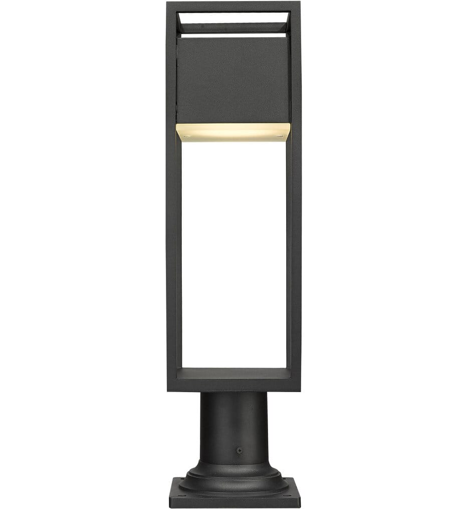 Z-Lite - 585PHMR-533PM-BK-LED - Barwick 23.25" Outdoor Pier Mount