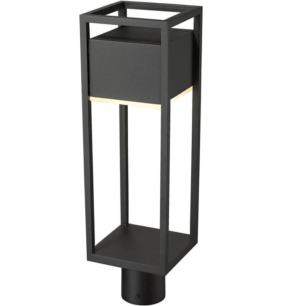 Z-Lite - 585PHMR-BK-LED - Barwick 21.25" Outdoor Post Mount