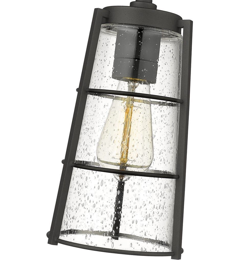 Z-Lite - 591CHM-BK - Helix 6" Outdoor Pendant
