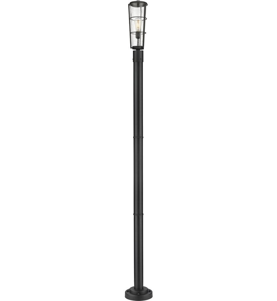 Z-Lite - 591PHB-567P-BK - Helix 93" Outdoor Post Light
