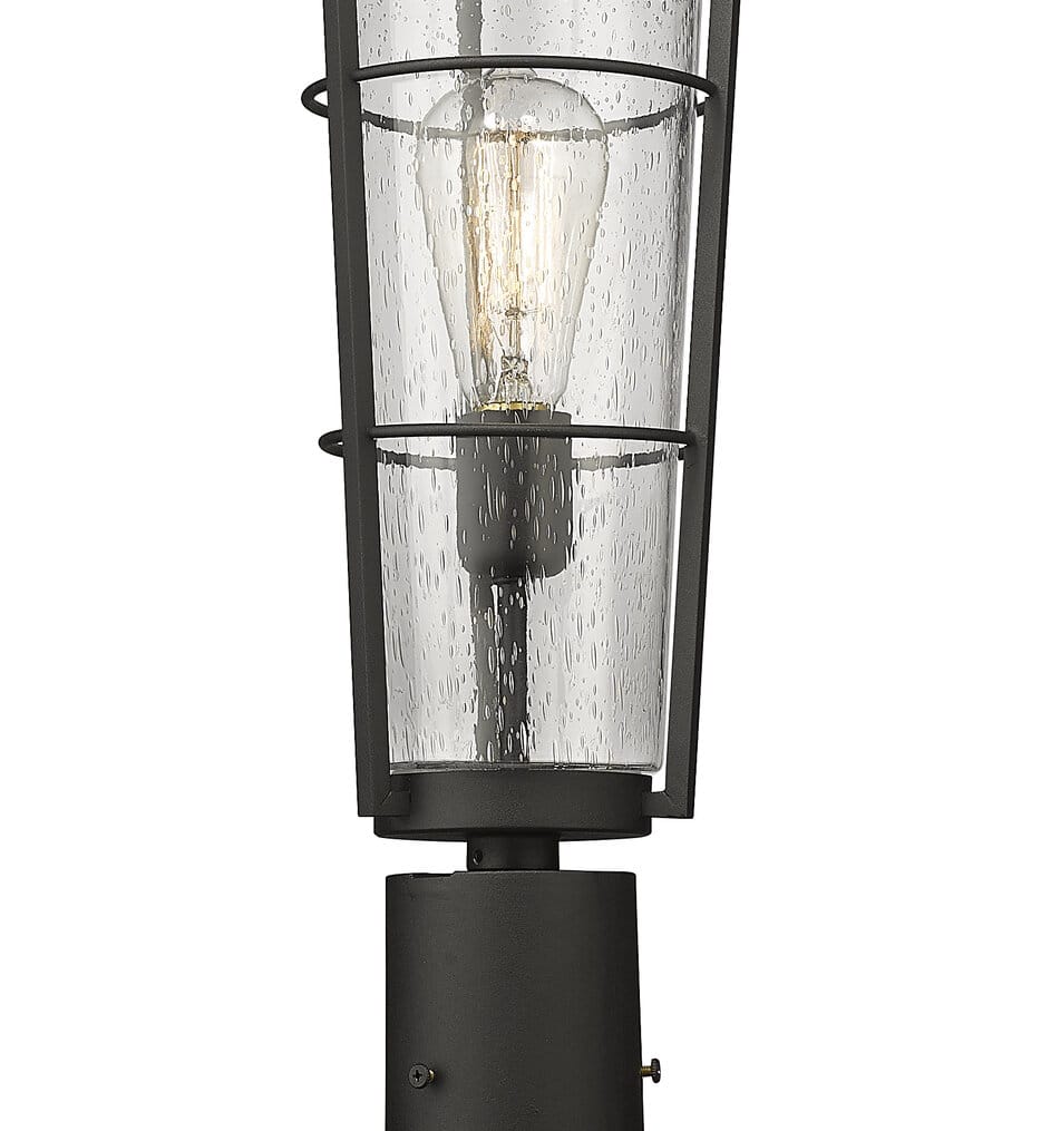 Z-Lite - 591PHB-567P-BK - Helix 93" Outdoor Post Light