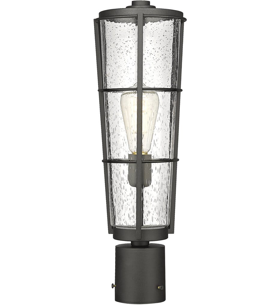 Z-Lite - 591PHB-BK - Helix 19.5" Outdoor Post Mount