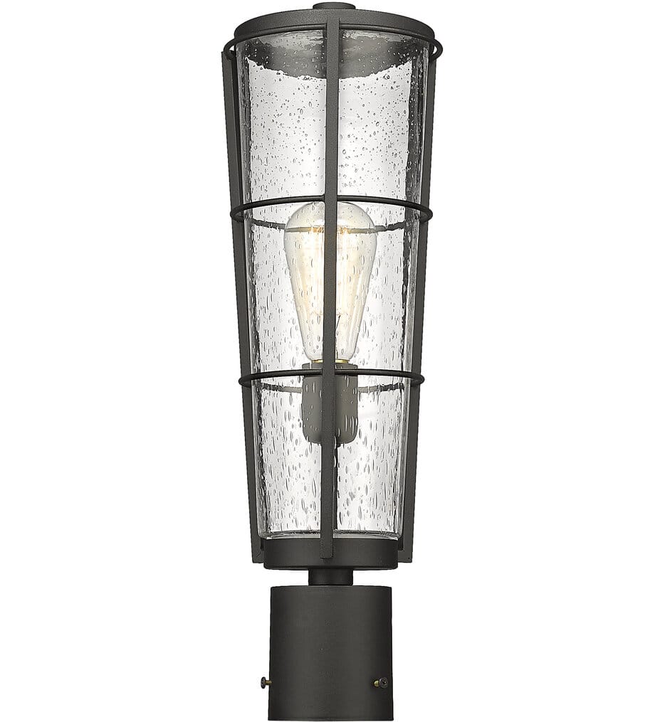 Z-Lite - 591PHB-BK - Helix 19.5" Outdoor Post Mount