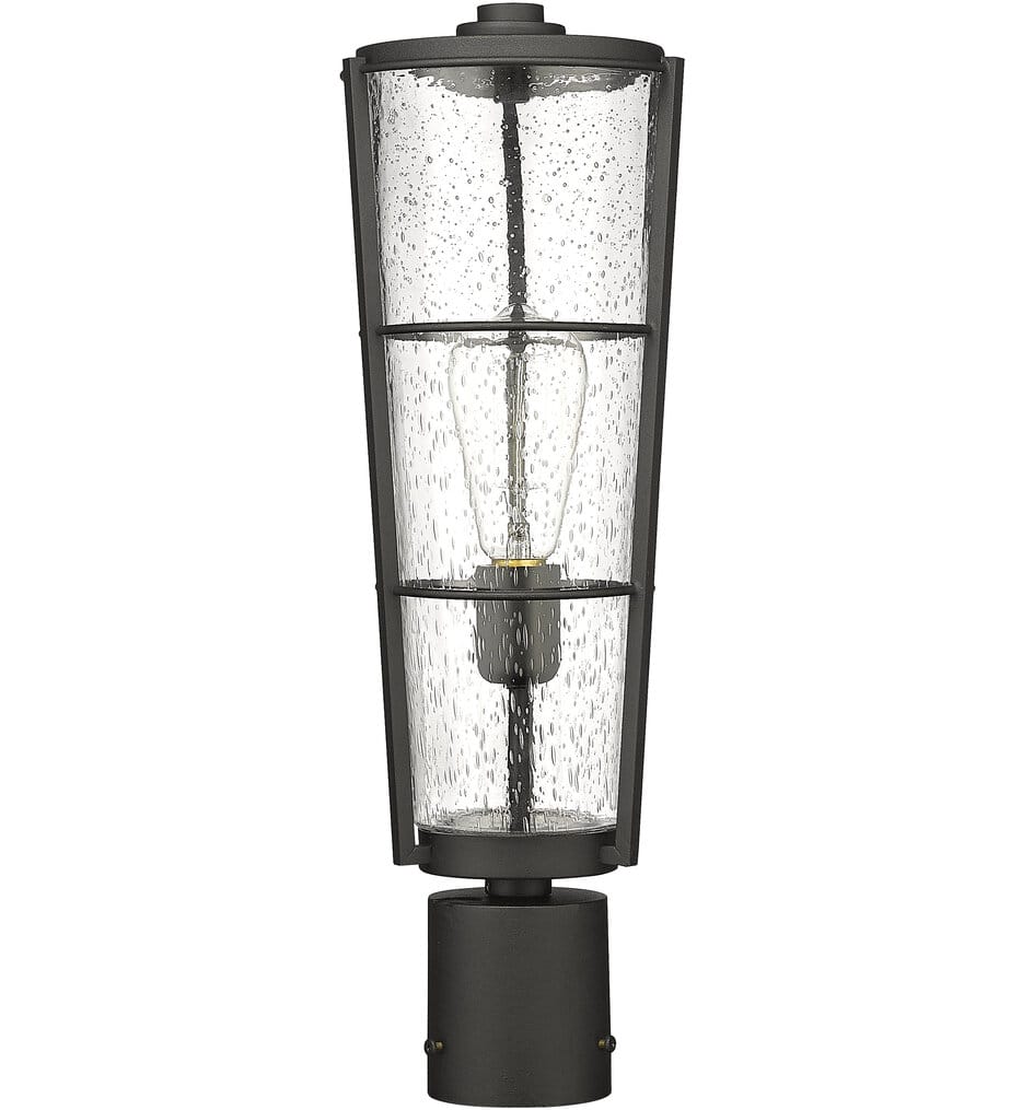Z-Lite - 591PHB-BK - Helix 19.5" Outdoor Post Mount